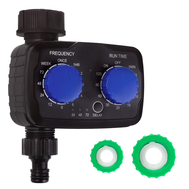 Elektronisk vandingskontrol GreenBlue, programmeringsenhed, strømforsyning 2x 1,5V AA, GB391