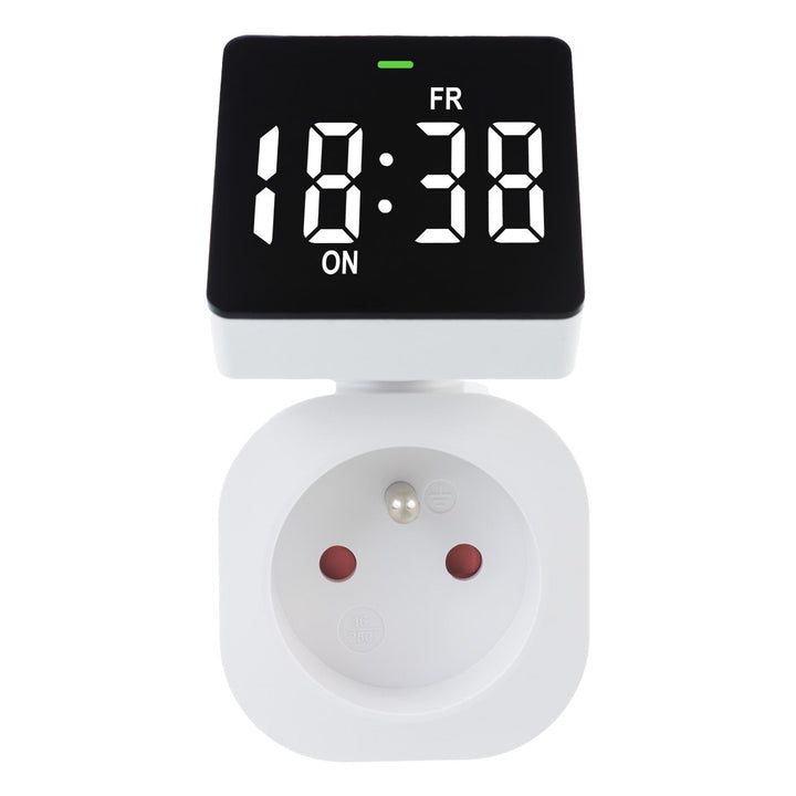 Tidsafbryder - digital timer GreenBlue, maks. belastning 16A, IP20, GB610 E