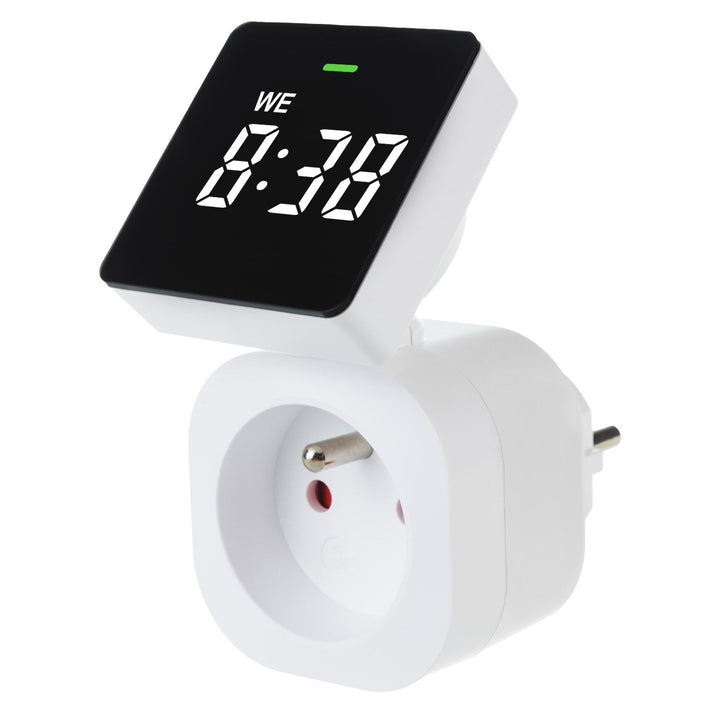 Tidsafbryder - digital timer GreenBlue, maks. belastning 16A, IP20, GB610 E