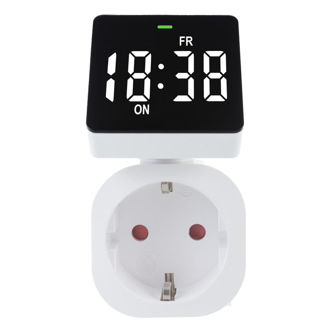 Tidsafbryder - digital timer GreenBlue, maks. belastning 16A, IP20, GB610 F