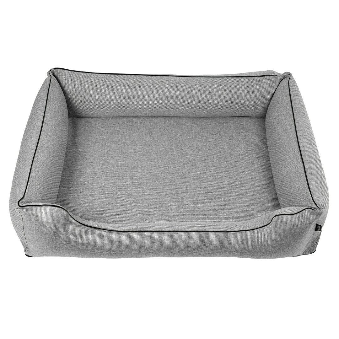 Mestizo-hundeseng, 100 x 75 cm, lysegrå med sort finish, SMTF-GRA-B-3