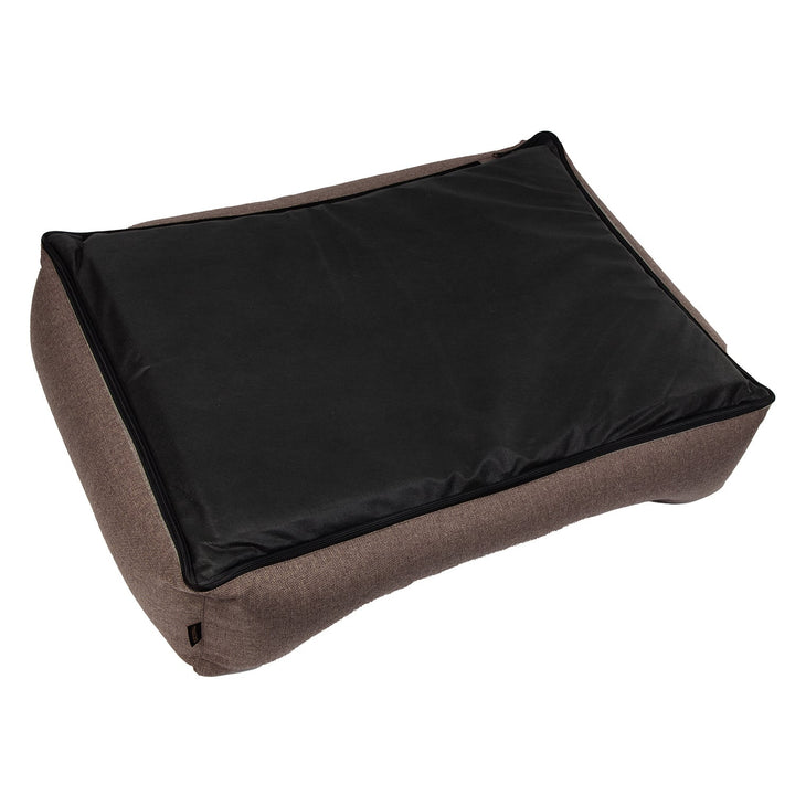 Mestizo-hundeseng, 100 x 75 cm, brun med sort finish, SMTF-BRO-B-3