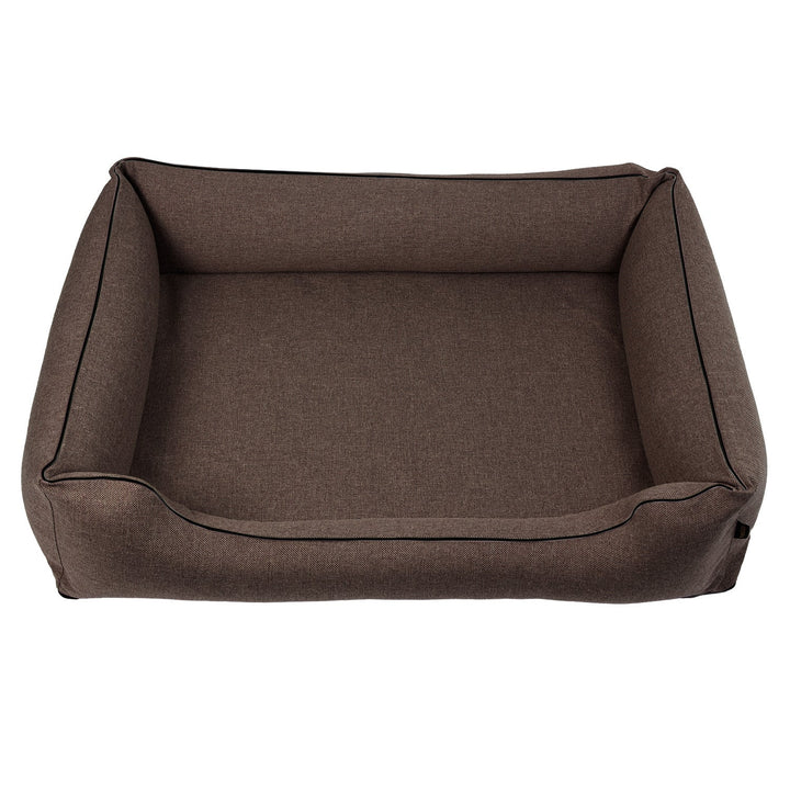 Mestizo-hundeseng, 100 x 75 cm, brun med sort finish, SMTF-BRO-B-3