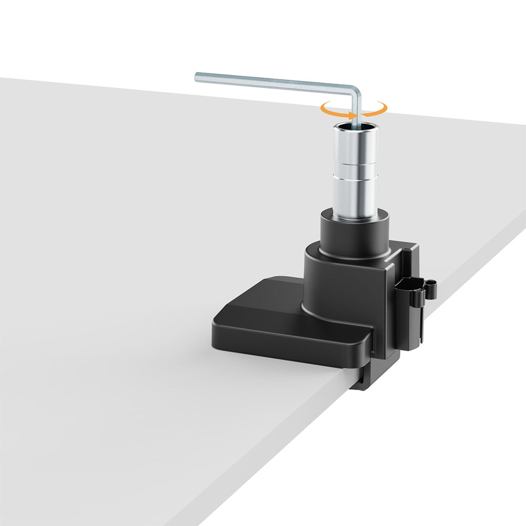 Maclean MC-968 monitorholder, dobbelt arm med gasfjeder, 17-57 tommer, 27 kg