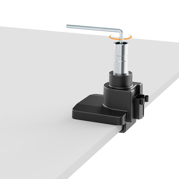 Maclean MC-968 monitorholder, dobbelt arm med gasfjeder, 17-57 tommer, 27 kg