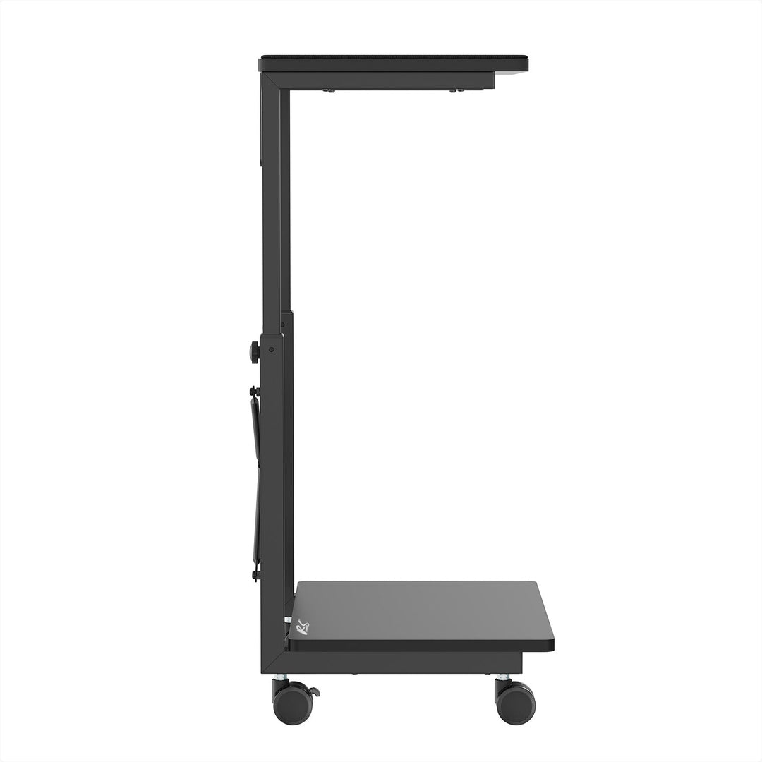 Rullebord til computer CPU med NanoRS-hylde, maks. 80 kg, justerbar højde 550~850 mm, RS430