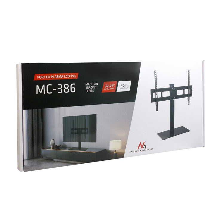 Maclean universal TV-stativ til TV-skab, stativ max. 40 kg, max. VESA 600x400 til TV 32-75" MC-386