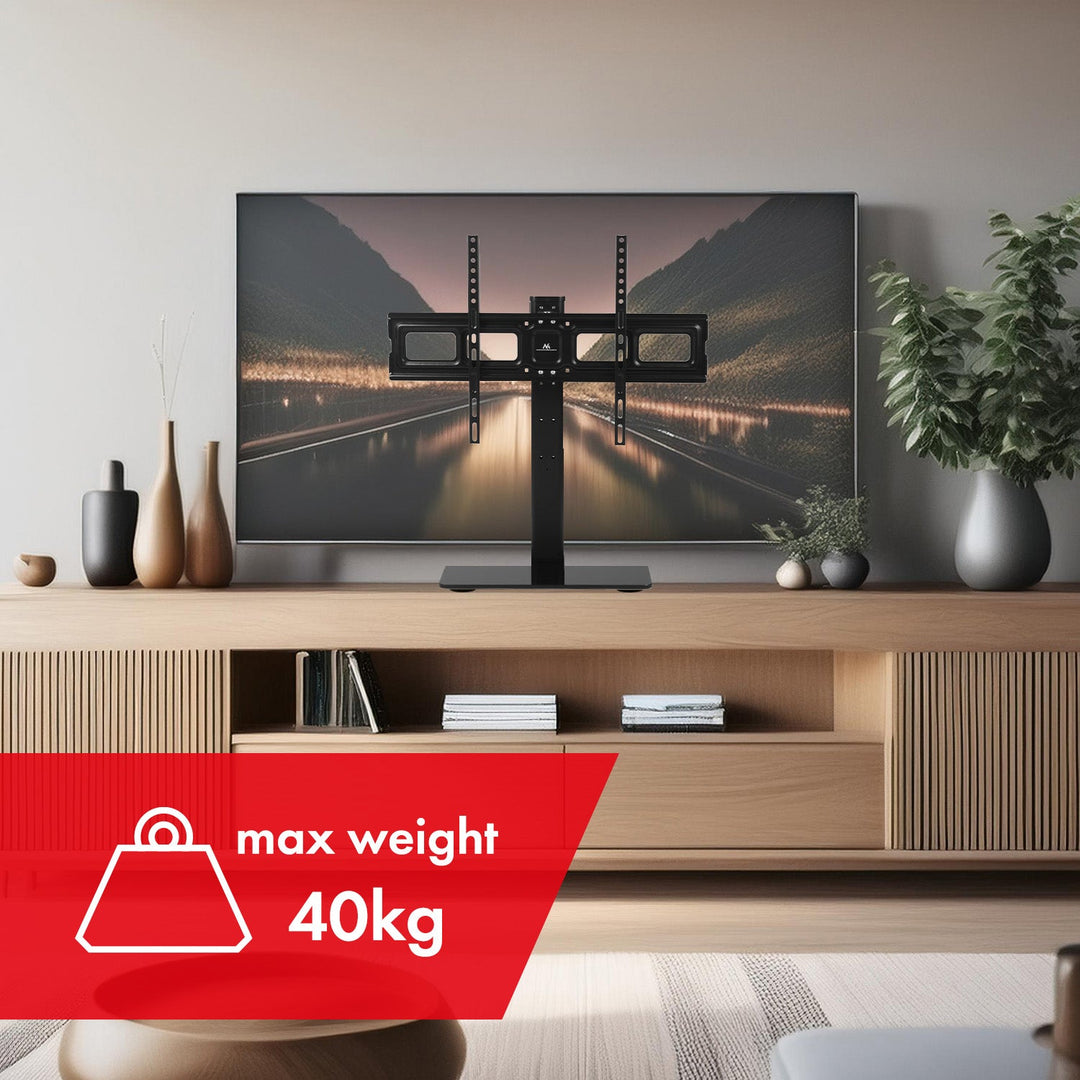 Maclean universal TV-stativ til TV-skab, stativ max. 40 kg, max. VESA 600x400 til TV 32-75" MC-386
