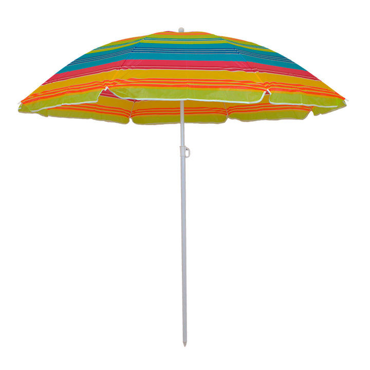 Master Grill&Party haveparasol, diameter 180 cm, farvede striber, JKB02