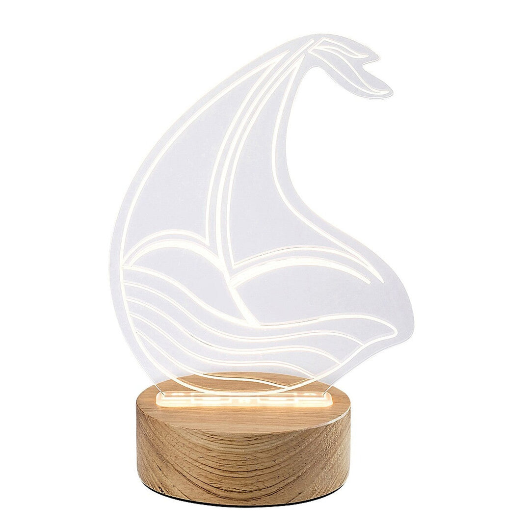 Rabalux lampe, dekorativ, LED, 2W, sejlbåd, Akali