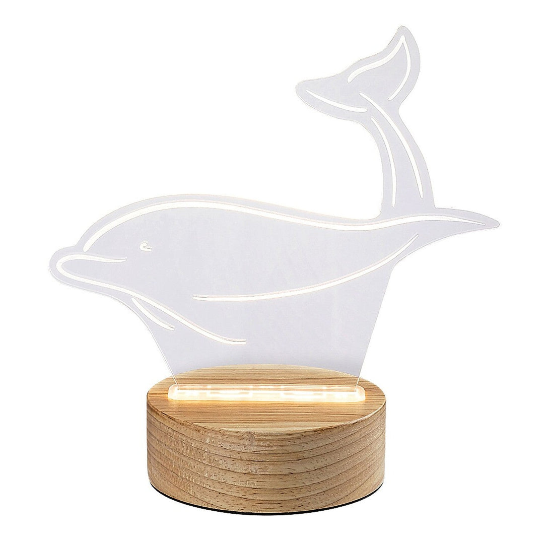 Rabalux lampe, dekorativ, LED, 2W, delfin, Akali
