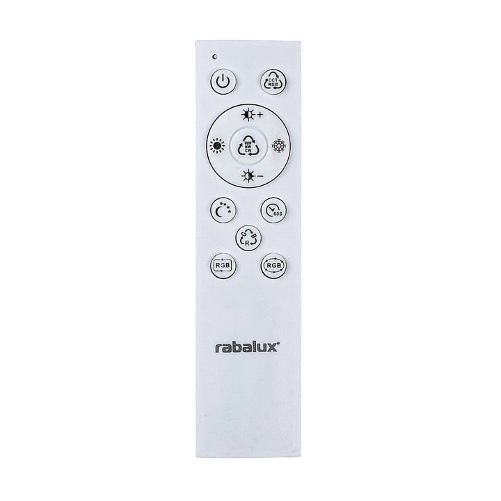 Rabalux-lampe, loftlampe, LED 40 W, sort, fjernbetjening, Ludano