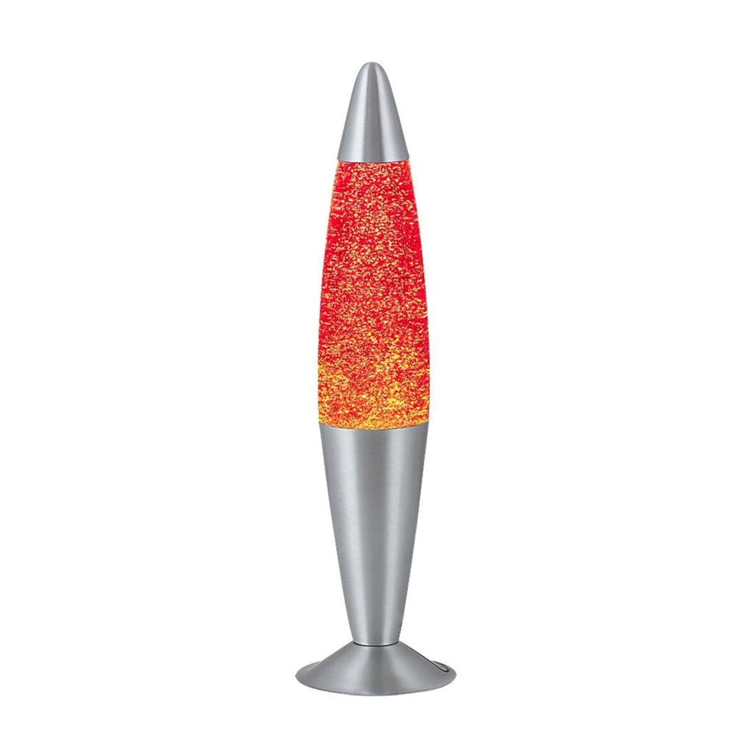 Rabalux-lampe, lava-type, med glitter, 25 W, orange, Glitter