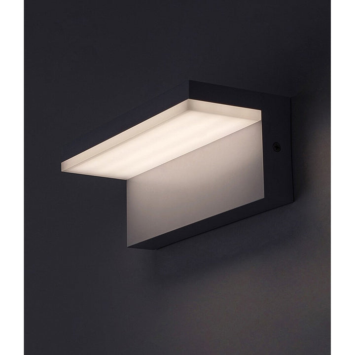 Rabalux-lampe, væglampe, udendørs, LED, 10 W, IP54, hvid, Zaragoza