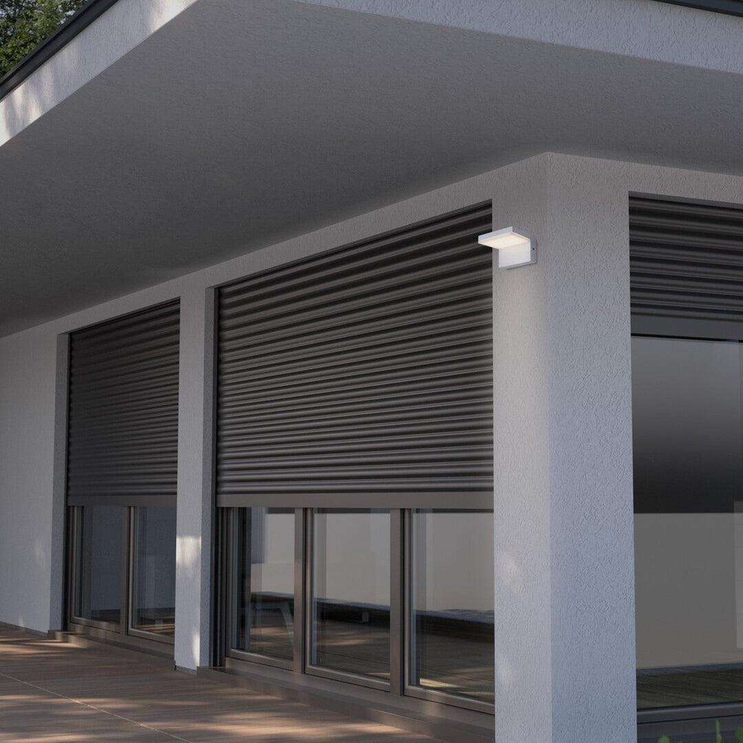 Rabalux-lampe, væglampe, udendørs, LED, 10 W, IP54, hvid, Zaragoza