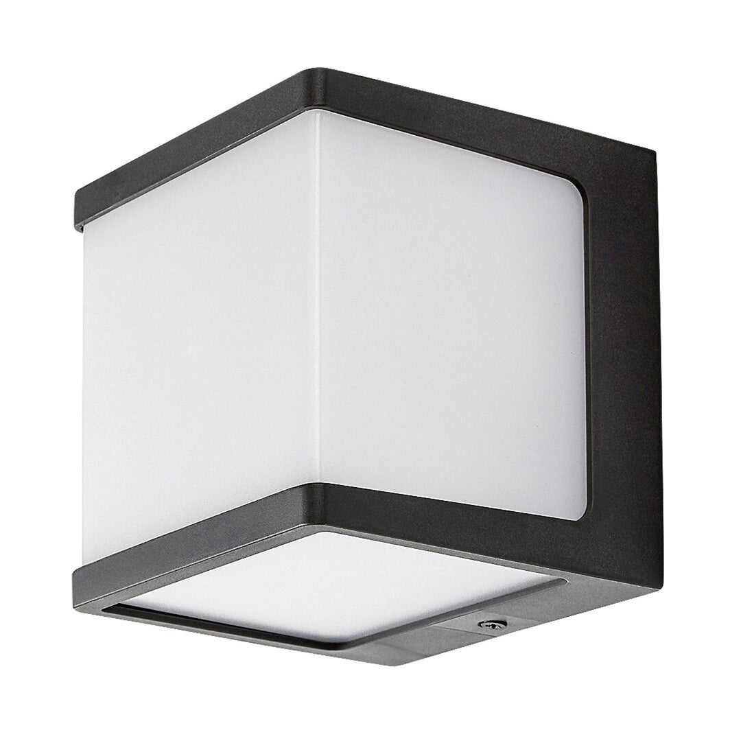 Rabalux-lampe, udendørs, vægmonteret, LED 10 W, IP54, antracit, Rennes