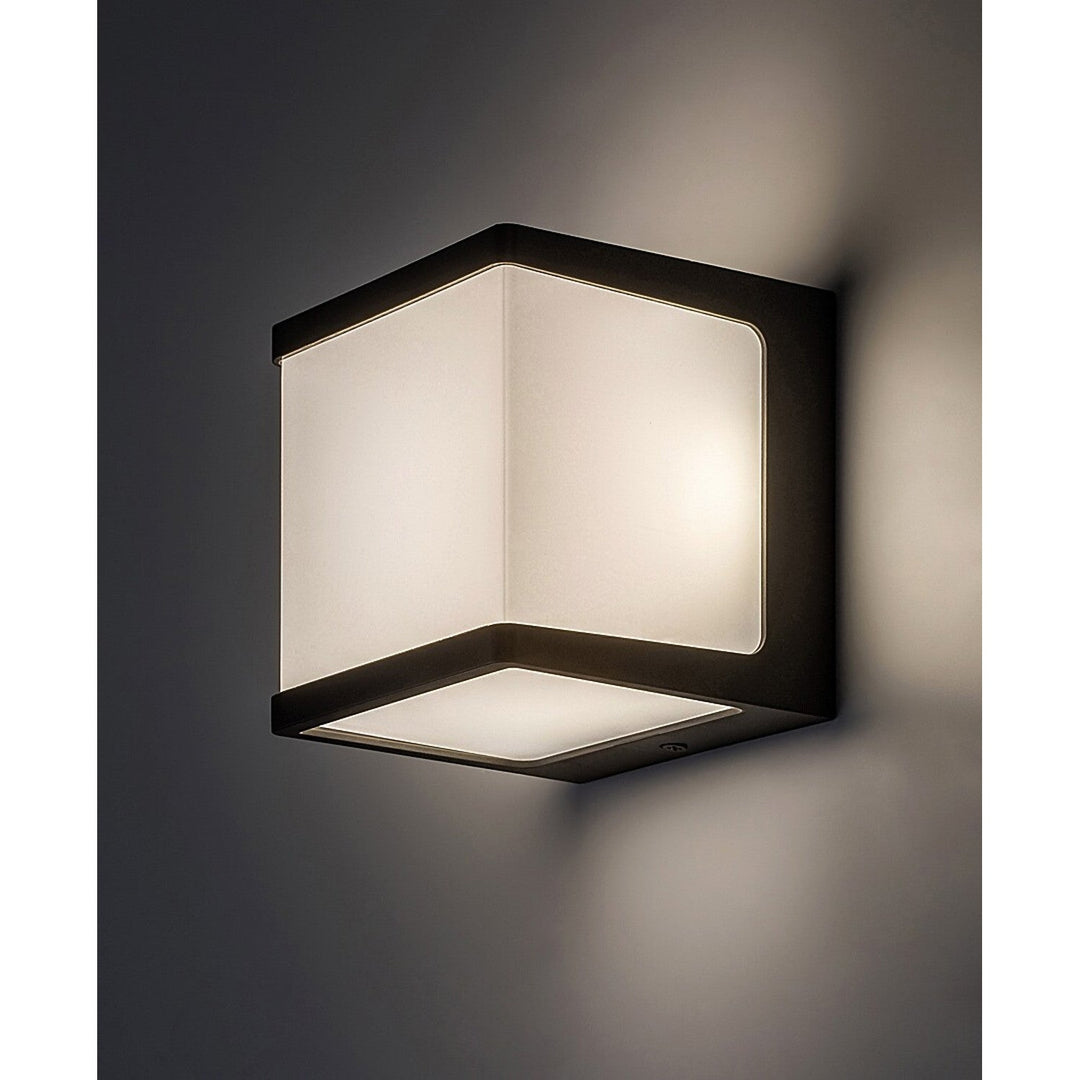 Rabalux-lampe, udendørs, vægmonteret, LED 10 W, IP54, antracit, Rennes