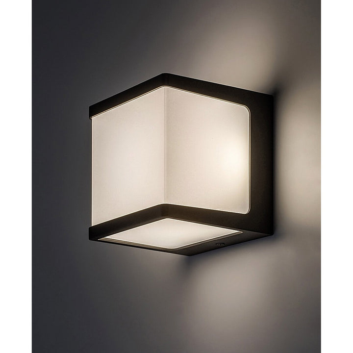 Rabalux-lampe, udendørs, vægmonteret, LED 10 W, IP54, antracit, Rennes