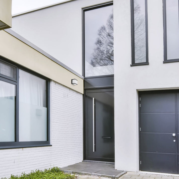 Rabalux-lampe, udendørs, vægmonteret, LED 10 W, IP54, antracit, Rennes