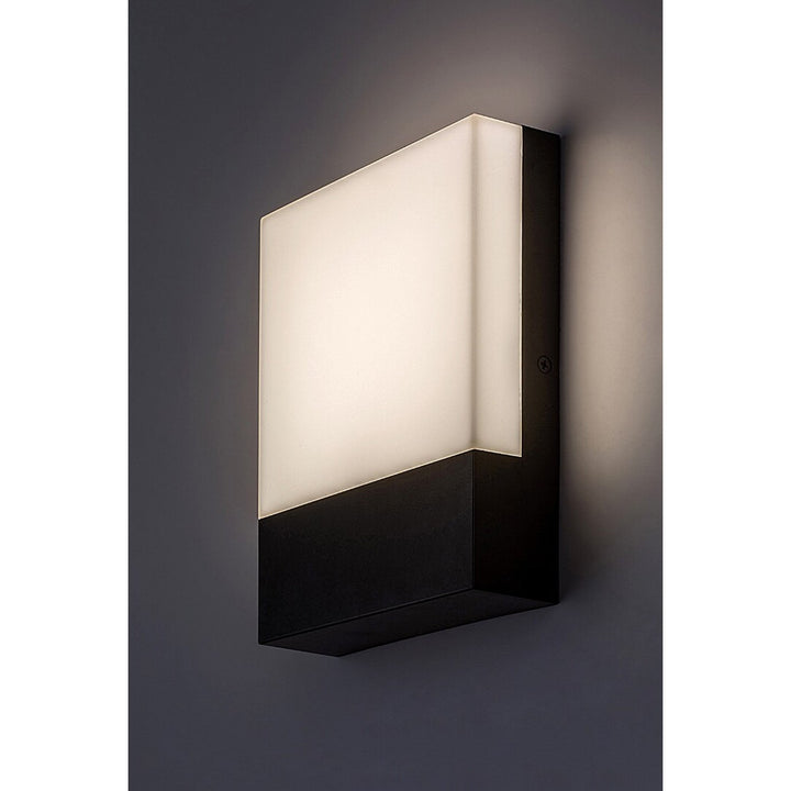 Rabalux lampe, udendørs, vægmonteret, LED 10W, IP44, sort, Gimone