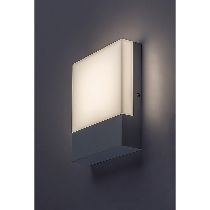 Rabalux lampe, udendørs, vægmonteret, LED 10W, IP44, hvid, Gimone