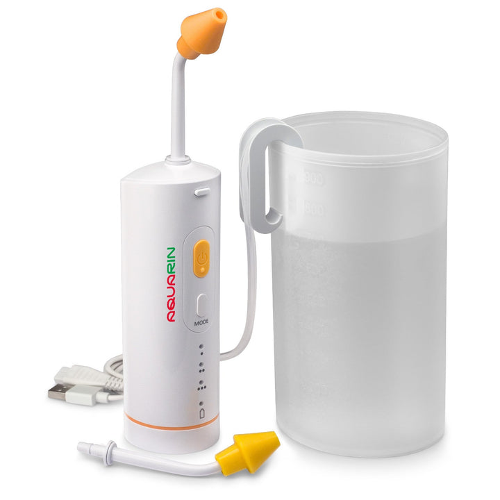 AQUARIN irrigator til næseskylning, beholder 900 ml, 2 påsætningsdyser, LD-N1