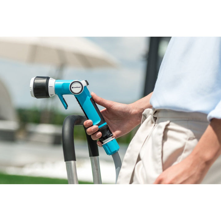 Cellfast havegrejssæt, vogn, 20 m 3/4 slange, sprinkler, koblinger, EXPLORER