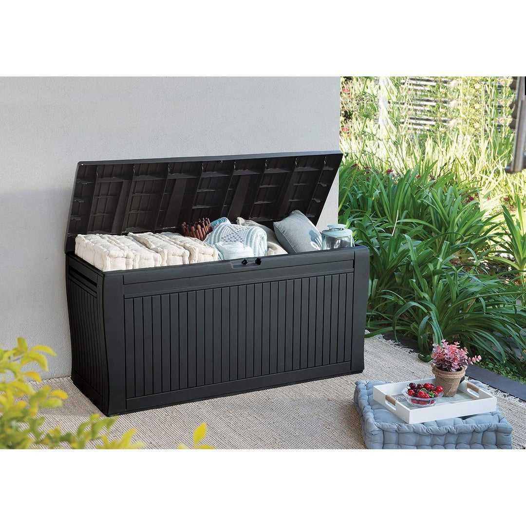 Haveboks, grafit, 270 l, Comfy Storage Box