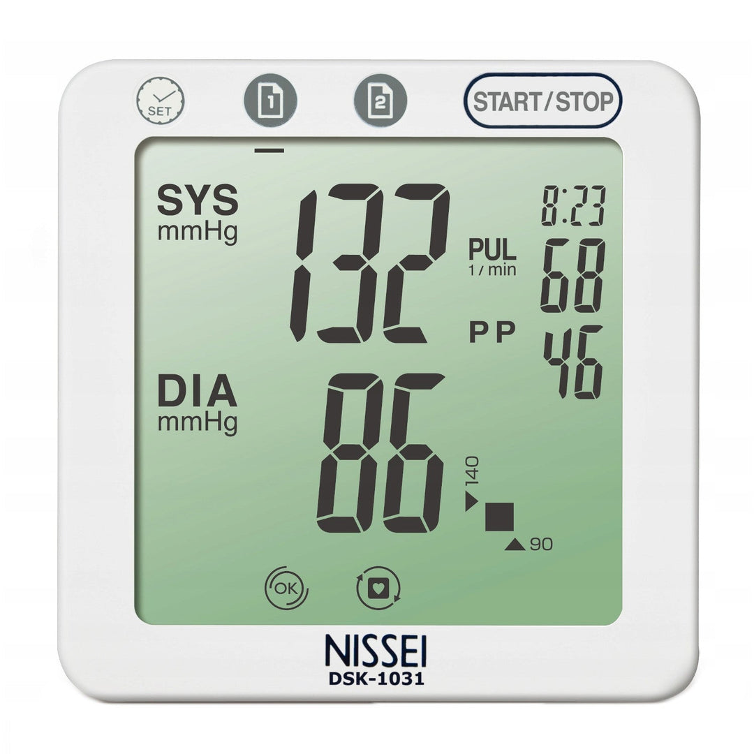 Nissei blodtryksmåler, automatisk, arytmidetektion, DSK-1031