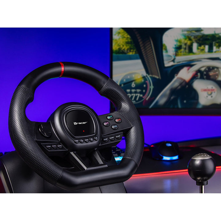 Tracer-rat, gearkasse, pedaler, til PC PS3 PS4 Xbox One Xbox360 Switch, Simracer