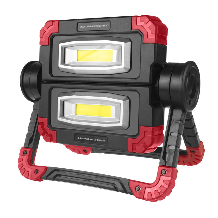 Maclean LED COB arbejdslampe, 300 lm, 3 lysindstillinger, strømforsyning 4xAA, farvetemperatur 6500K, MCE439