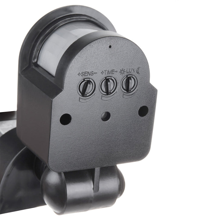 Vægmonteret bevægelses- og skumringsensor Maclean 180° max 1200W grå MCE25 GR
