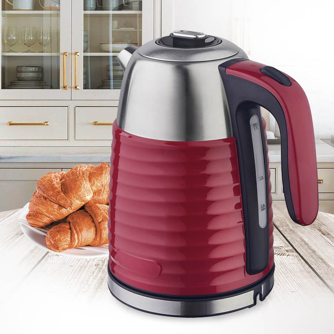 Elkedel 1,7 l Maestro MR-051-RED, rød farve - britisk stik