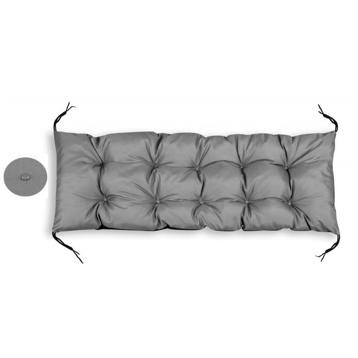 AIO havestolspude, til bænk, gynge, vandtæt, grå, 150x50 cm, PODOGR150/50C-SZ