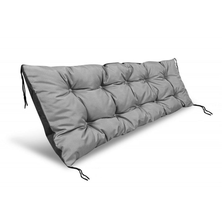 AIO havestolspude, til bænk, gynge, vandtæt, grå, 150x50 cm, PODOGR150/50C-SZ