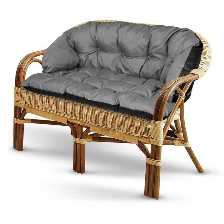 AIO havestolspude, til bænk, sofa, vandtæt, grå, 190x40 cm, PODKANA190/40