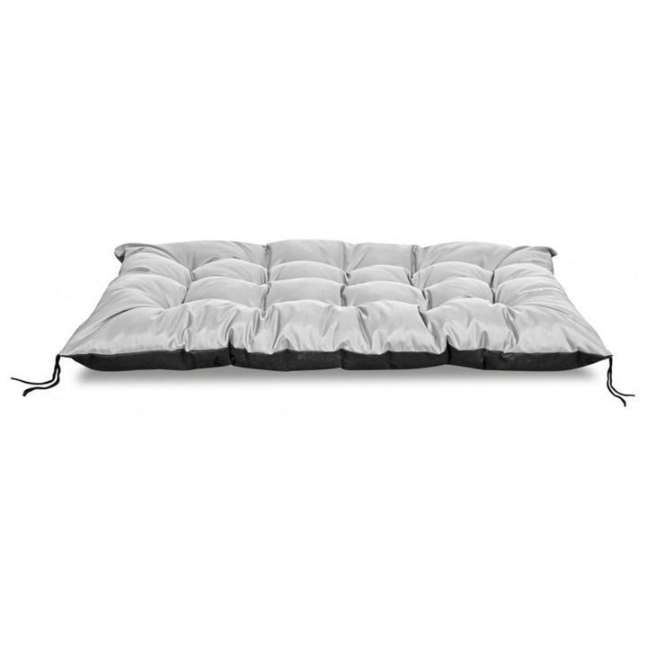 Vandtæt havepude til paller, lysegrå, 120 x 80 cm, sæde til bænk af EUROPALET i lysegrå farve