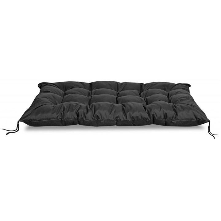 Vandtæt havepude til paller, sort, 120 x 80 cm, sæde til bænk af EUROPALET i sort