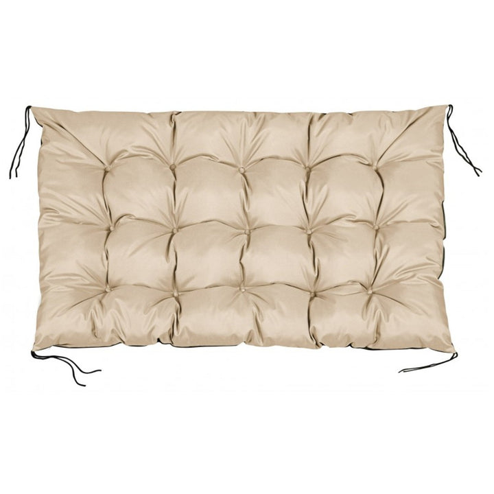 Vandtæt havepude til paller, beige, 120 x 80 cm, sæde til bænk af EUROPALET i beige