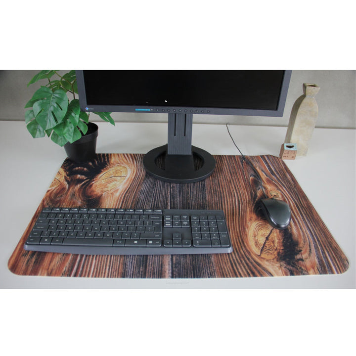 Bertoni skrivebordsunderlag, af filt, 50x70 cm, Træ