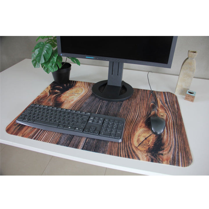 Bertoni skrivebordsunderlag, af filt, 50x70 cm, Træ