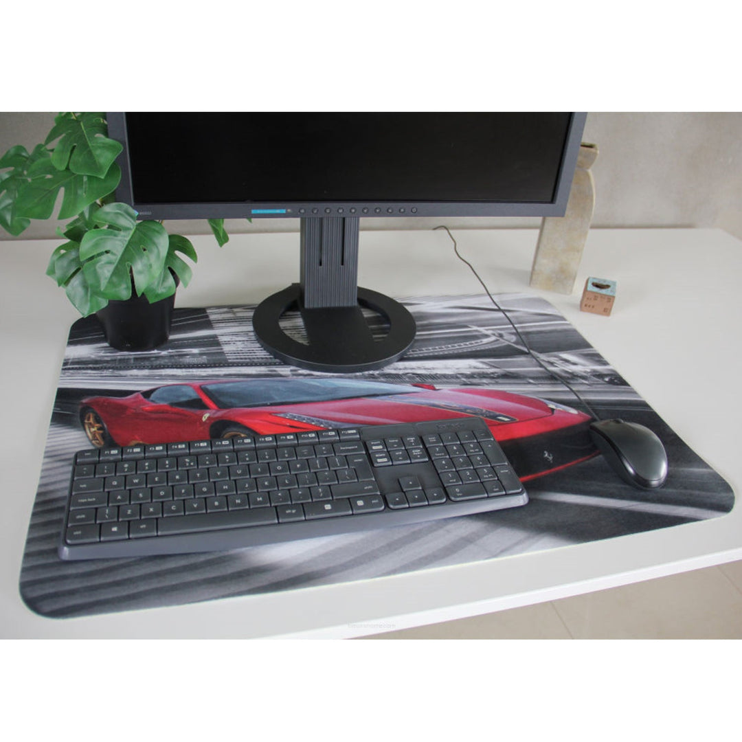 Bertoni skrivebordsunderlag, filt, 50x70 cm, Ferrari