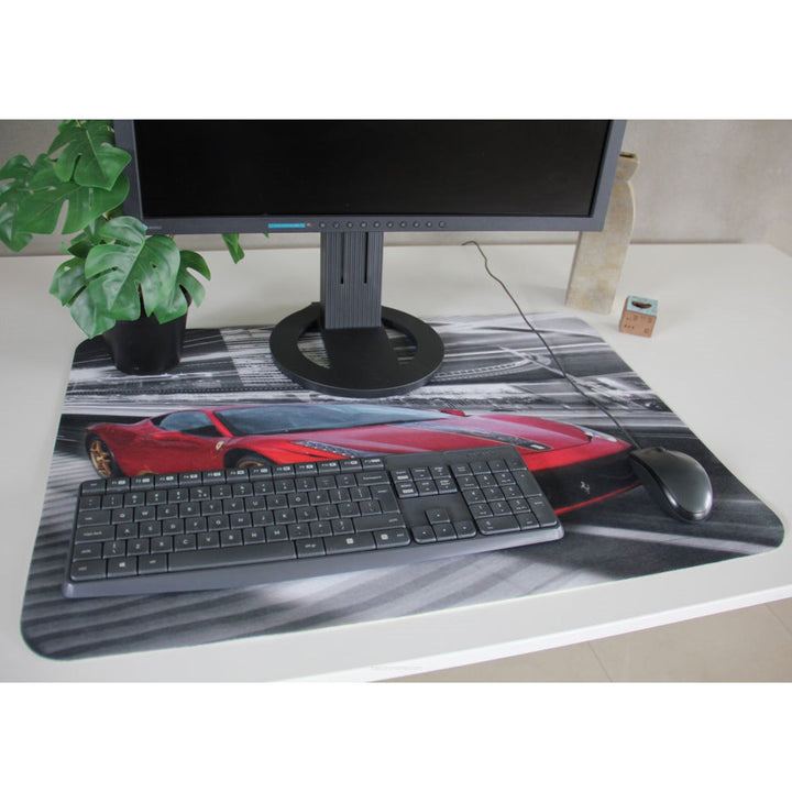 Bertoni skrivebordsunderlag, filt, 50x70 cm, Ferrari