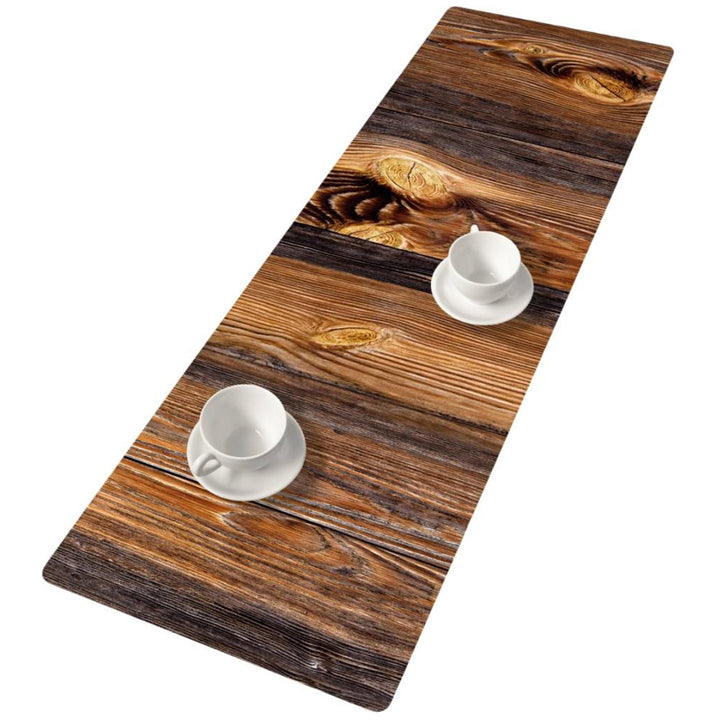 Bertoni bordløber, filt, 115x40 cm, mønster: Træ
