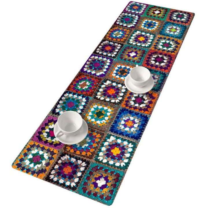 Bertoni bordløber, filt, 115x40 cm, mønster: Frania