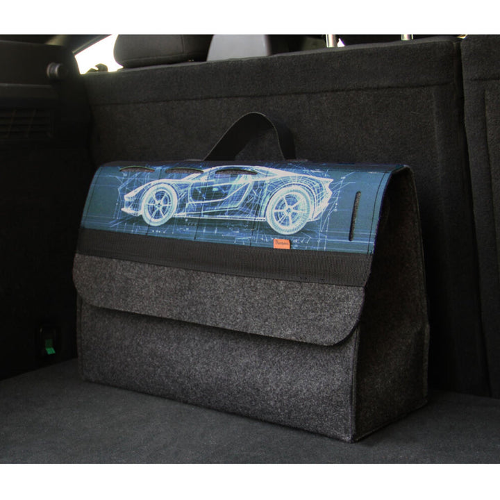 Arco Design taske, organizer til bilbagagerum, 46x20 cm, B-LUX Automotive