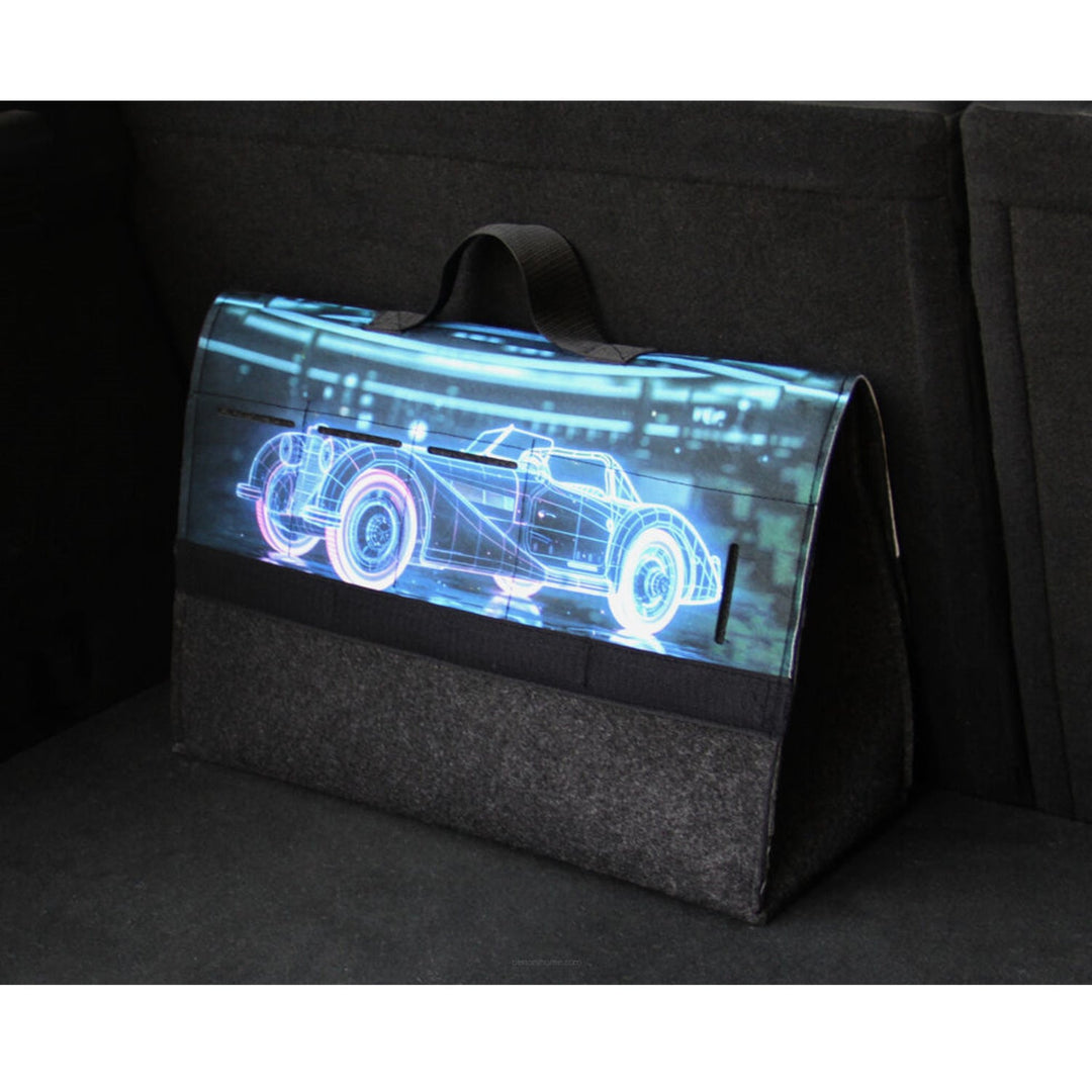 Arco Design taske, organizer til bilbagagerum, 46x20 cm, B-LUX Oldtimer