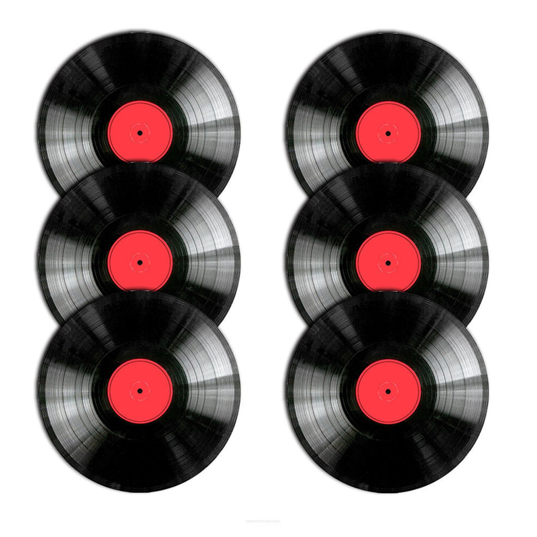 Sæt med bordskånere fra Bertoni, 6 stk., runde, 33 cm, vinyl