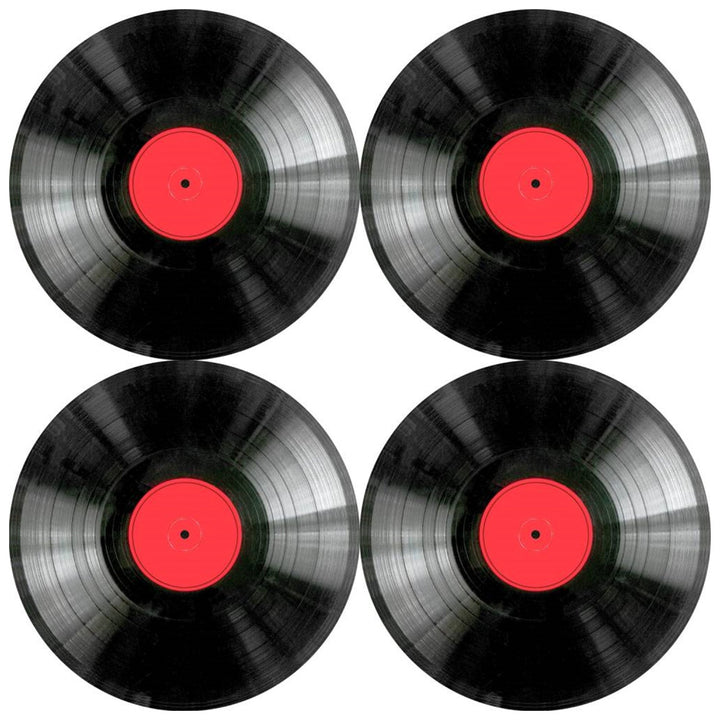 Sæt med bordskånere fra Bertoni, 4 stk., runde, 33 cm, vinyl