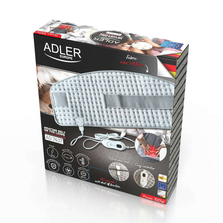 Adler lændevarmer, 4 temperaturindstillinger, effekt 100 W, LCD-fjernbetjening, AD 7437